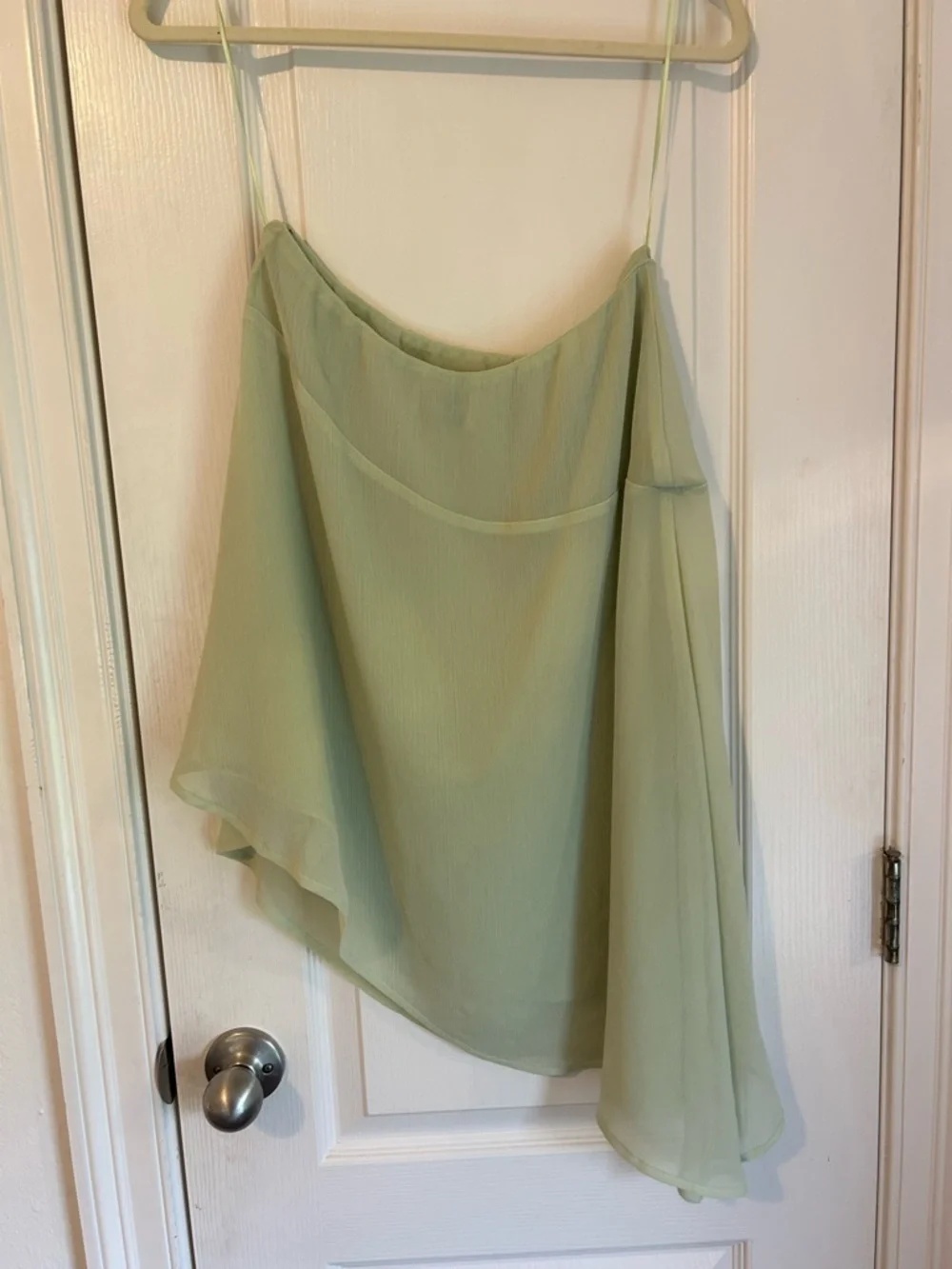 Princess Polly Sage Green Embroidered Spaghetti Strap Skirt Set - Picture 6 of 9